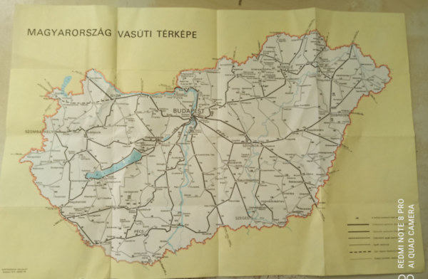 Magyarorsz�g Vas�ti t�rk�pe 1973 +Nemzetk�zi �sszek�ttet�sek h�l�zata.