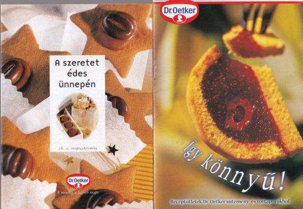 5 db Dr. Oetker  szakcsfzet : 16., 18., 15., 13., 17. szmok