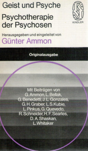 Gnter Ammon (szerk.) - Psychoterapie der Psychosen