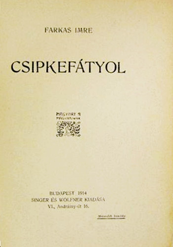 Farkas Imre - Csipkefátyol