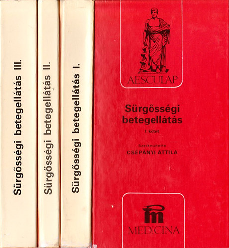 Cspnyi Attila (szerk.); Aesculap - Srgssgi betegellts I-III.
