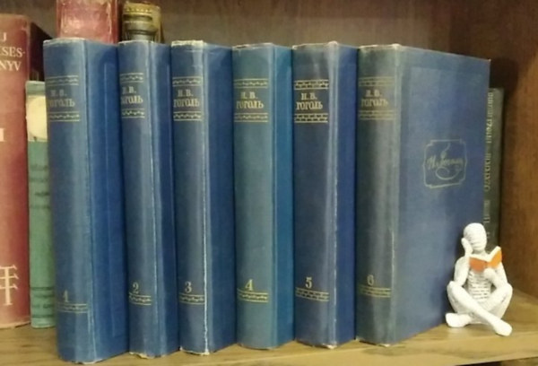 Nyikolaj Vasziljevics Gogol - N. V. Gogol összegyűjtött művei 1-6. - orosz nyelvű - (Tanyasi esték, Holt lelkek)