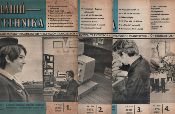 Stefanik P�l (szerk) - R�di�Technika 1970. (teljes �vfolyam sz�monk�nt)