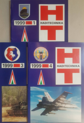 Srhidai Gyula (szerk.) - Haditechnika 1999/1., 3-4. (nem teljes, 3 db.)