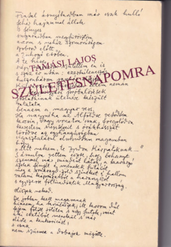 Tam�si Lajos - Sz�let�snapomra