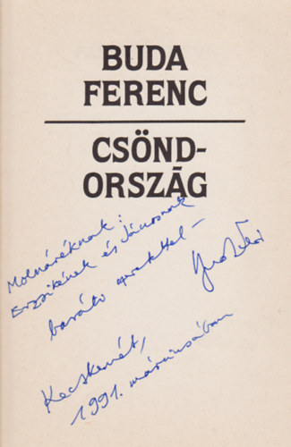 Buda Ferenc - Cs�ndorsz�g (Dedik�lt)
