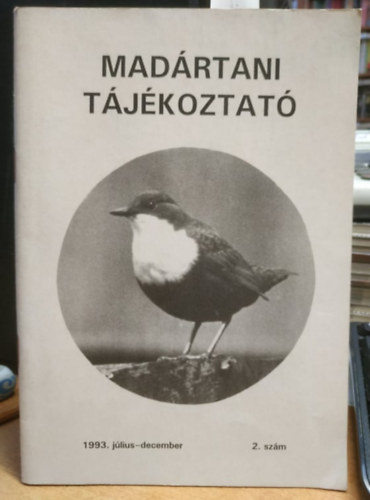 Schmidt Egon - Madrtani tjkoztat 1993. jlius-december 2. szm