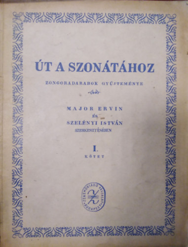 Major, Ervin; Szel�nyi, Istv�n [k�zr.] - �t a szon�t�hoz