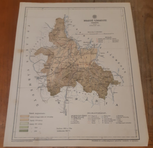 Brassó Vármegye térképe