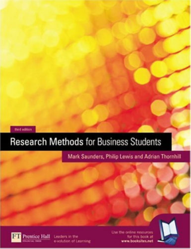 Mark Saunders, Philip Lewis, Adrian Thornhill - Research Methods for Business Students