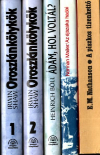 5 hbors regny 6 db ktetben: A piszkos tizenkett + Az jszaka hadai + dm, hol voltl? + Oroszlnklykk I-II