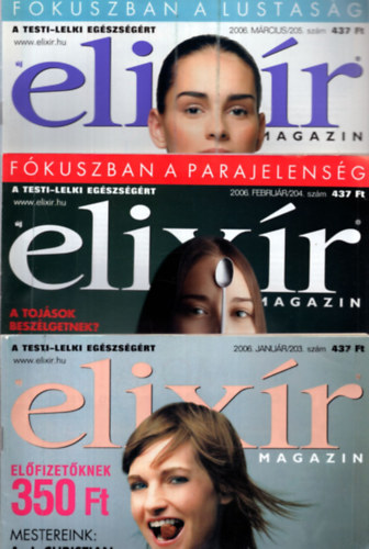 Dr. Nagy Rbert - Elixr magazin  2006. ( 1-12. szm, teljes vfolyam )