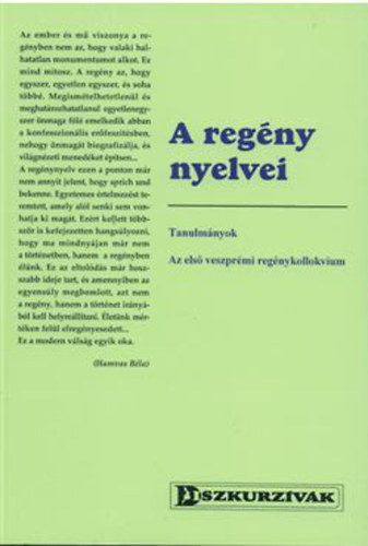 A regny nyelvei - Tanulmnyok