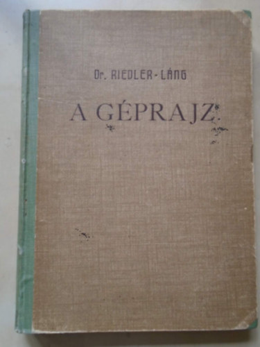 Dr. Ing. Riedler A - A Gprajz