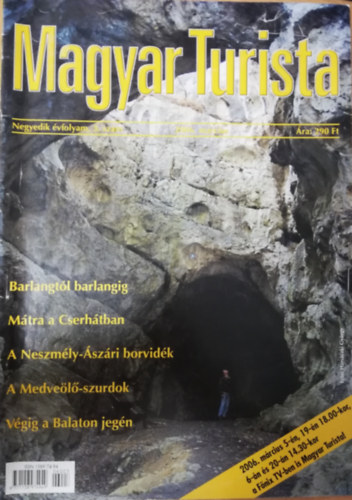 Magyar Turista IV. vfolyam 2006. Mrcius