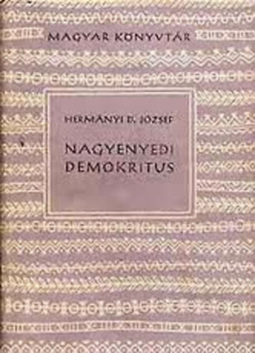 Herményi D. József - Nagyenyedi demokratikus