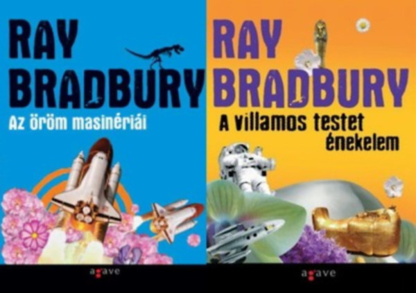Ray Bradbury - 2 db Ray Bradbury sci-fi: Az �r�m masin�ri�i + A villamos testet �nekelem
