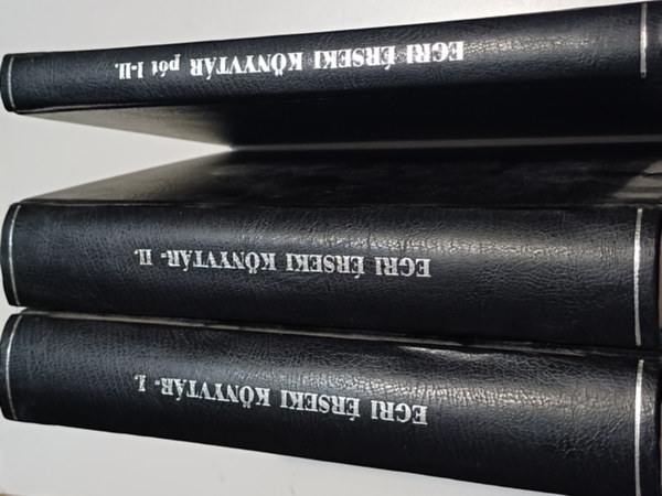 Tbb szerz - Az egri rsekmegyei knyvtr szakszer cmjegyzke I.-II. + I.II. ptlkfzet