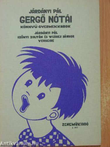 J�rd�nyi P�l (szerk.) - Gerg� n�t�i - K�NNY� GYERMEKKAROK