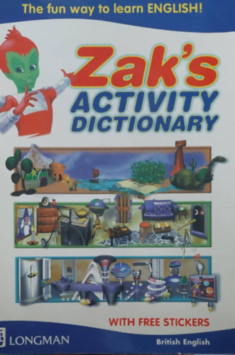 Zak's Activity Dictionary with Free Stickers (angol nyelvkönyv gyerekeknek)