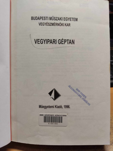 Verba Attila (szerk.) - Vegyipari gptan I.