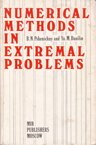 B.N. Pshenichny - Yu.M. Danilin - Numerical Methods in Extremal Problems