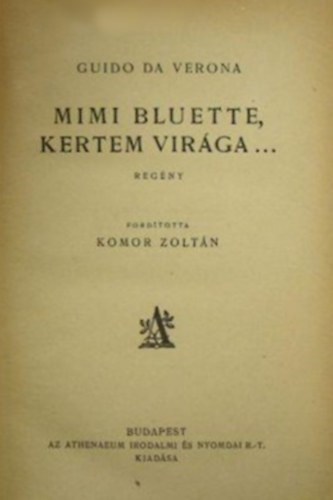 Guido Da Verona - Mimi Bluette, kertem virga...