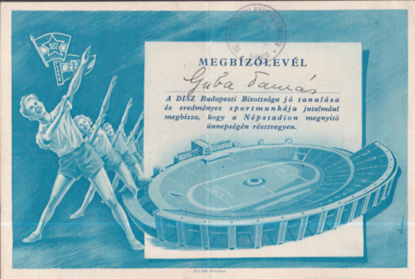 Npstadion megbzlevl