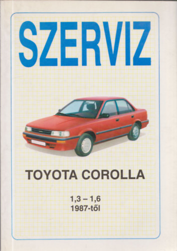 Toyota Corolla 1987-tl - Szerviz