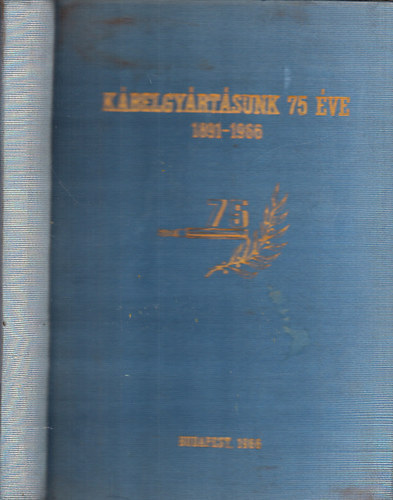 Dr. Hoffmann P�l - K�belgy�rt�sunk 75 �ve (1891-1966)