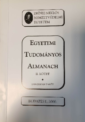 Egyetemi Tudomnyos Almanach I-II