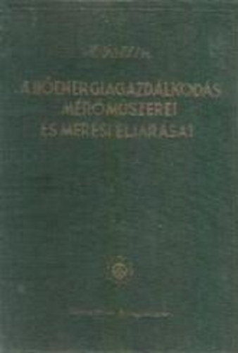 H. Faltin - A henergiagazdlkods mrmszerei s mrsi eljrsai