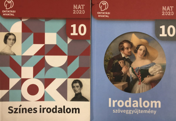 S�ndor Csilla (szerk.) - Sz�nes Irodalom 10. - Tank�nyv + Sz�veggy�jtem�ny (2 k�tet)