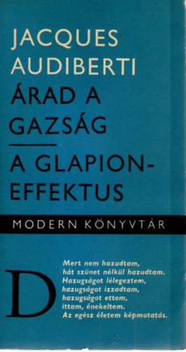 Jacques Audiberti - rad a gazsg, A Glapion-effektus