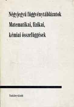 Hack F.-Kugler S.-Tth G. - Ngyjegy fggvnytblzatok - Matematikai, fizikai, kmiai sszefggsek