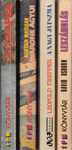David Osborn, Leopold Trepper, Alistair MacLean - 4 db Krimi: Lesz�mol�s, A nagy j�tszma, Avarone �gy�i, Csapda