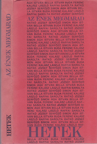 Zimonyi Zolt�n (szerk.) - Az �nek megmarad - Hetek