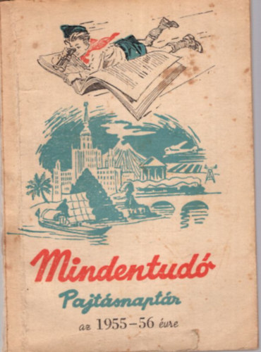 Mindentudó Pajtásnaptár az 1955-56 iskolaévre