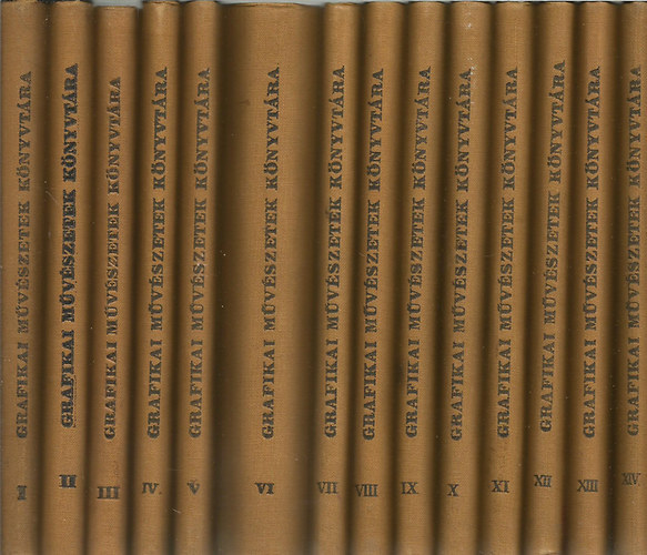 Nov�k L�szl� (szerk.) - Grafikai m�v�szetek k�nyvt�ra I-XIV.