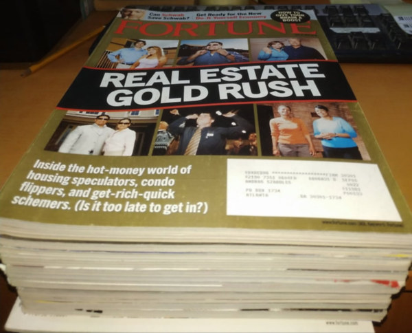 14 db Fortune  Magazin 2005-2006 vbl, angol nyelv, szrvnyszmok