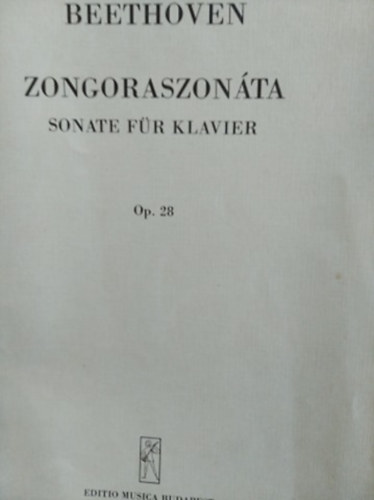 Beethoven, Ludwigvan - Zongoraszonta Op.28. - Z8150