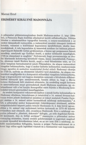 Marosi Ern - Erzsbet kirlyn madonnja- Klnlenyomat