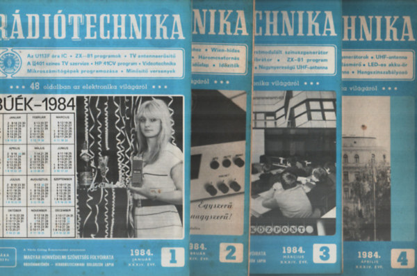 Bkei Ferenc (Fszerk) - Rditechnika 1984. teljes vfolyam (1-12. szmonknt)