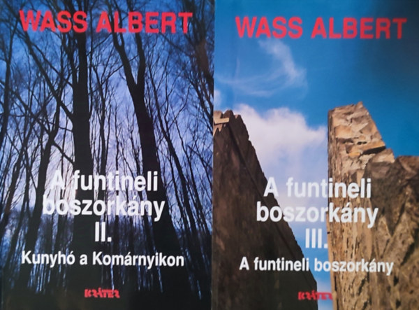 Wass Albert - 2 db Wass Albert k�nyv - A funtineli boszork�ny II.-III.