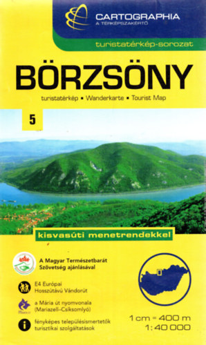 Brzsny turistatrkp - 1:40 000 - kisvasti menetrendekkel (2011)