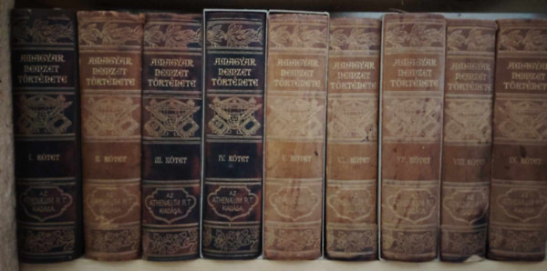 Szil�gyi S�ndor  (Szerk.) - A magyar nemzet t�rt�nete I-X.