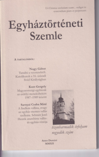 Balogh Judit - Egyháztörténeti Szemle 2012. XIII. évf. 4. szám