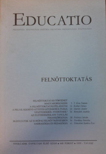Fbin Zoltn, Csepeli Gyrgy - Educatio 1999/1 (tavasz)
