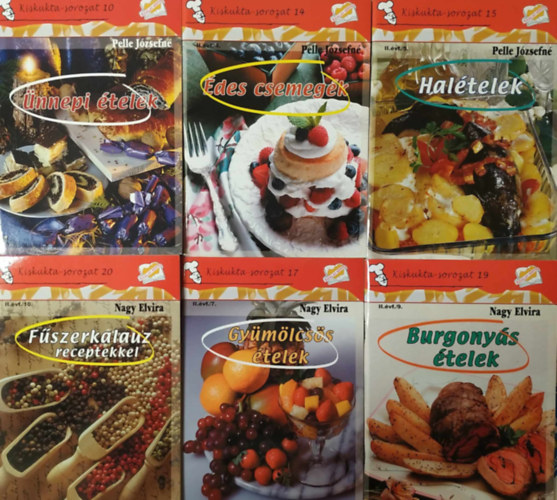 6 db a Kiskukta-sorozat fzeteibl