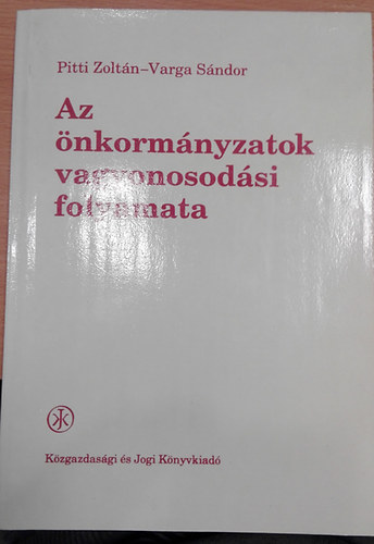 Pitti Zolt�n; Varga S�ndor - Az �nkorm�nyzatok vagyonosod�si folyamata